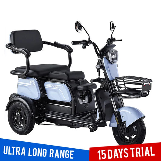 LAST DAY FOR CLEARANCE3 Wheel Two-Seater Electric Mobility Scooter