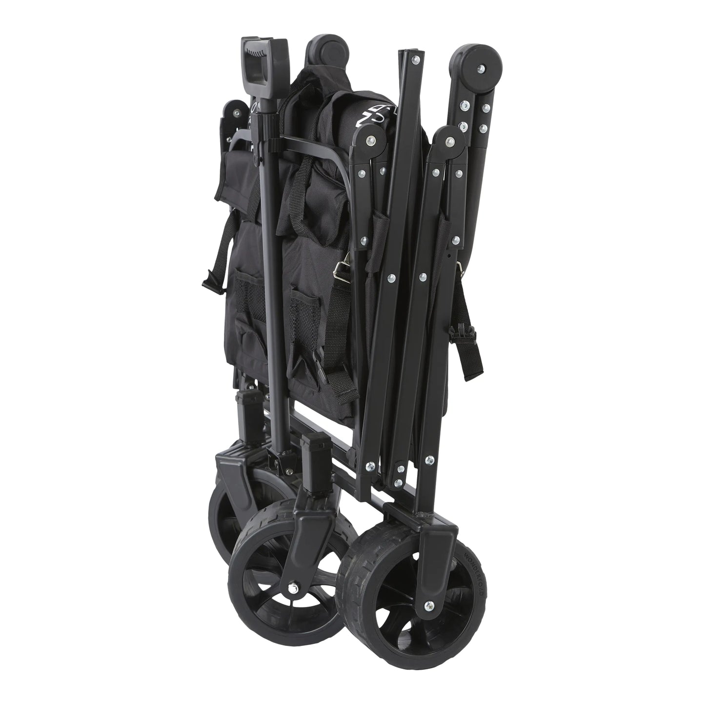WonderFold S3 Push & Pull Folding Wagon with Cooler and Cupholder500-lb Weight Capacity